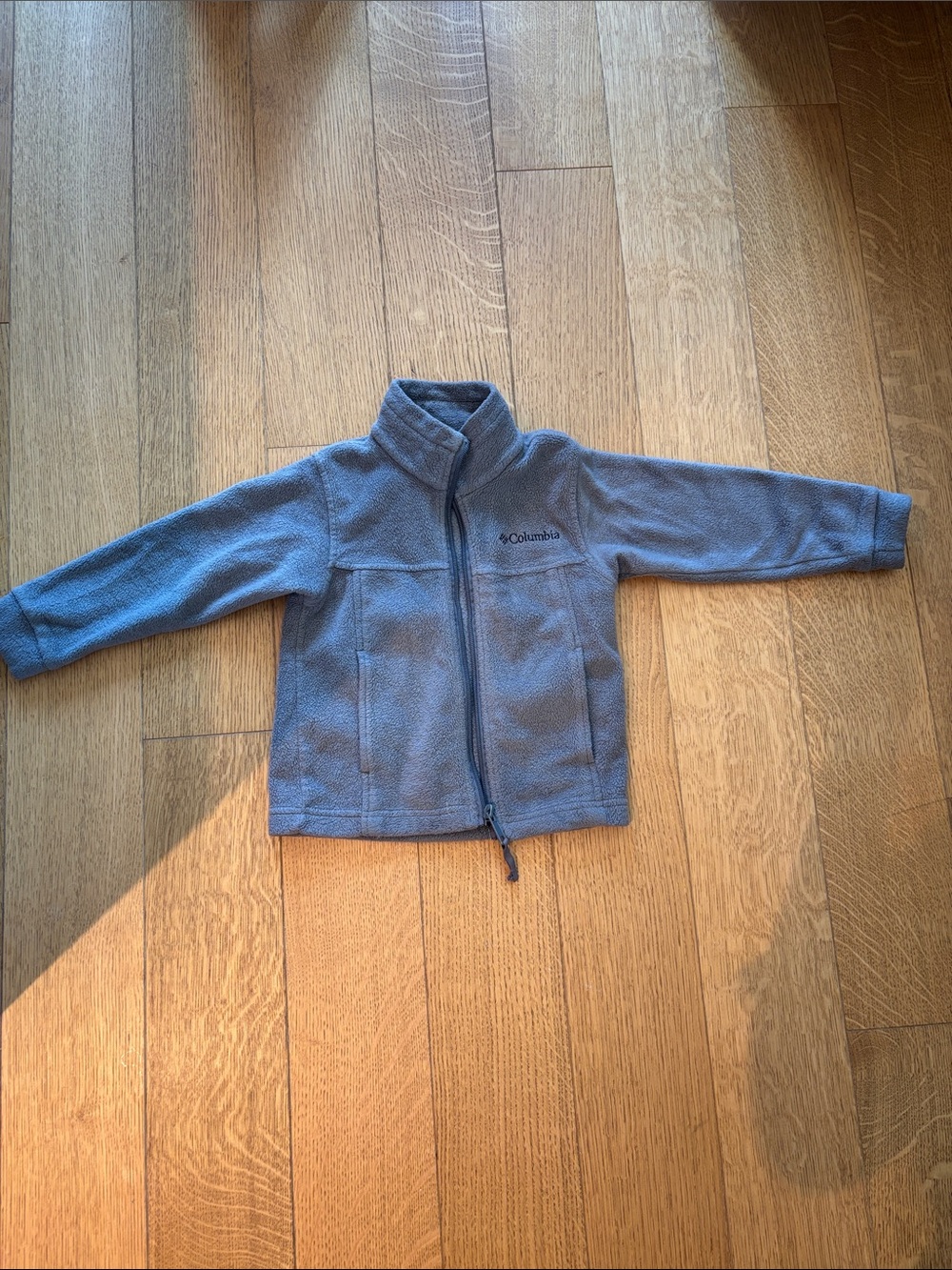 Columbia Kids Light Gray Fleece Jacket